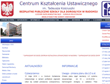 Tablet Screenshot of ckuradom.pl